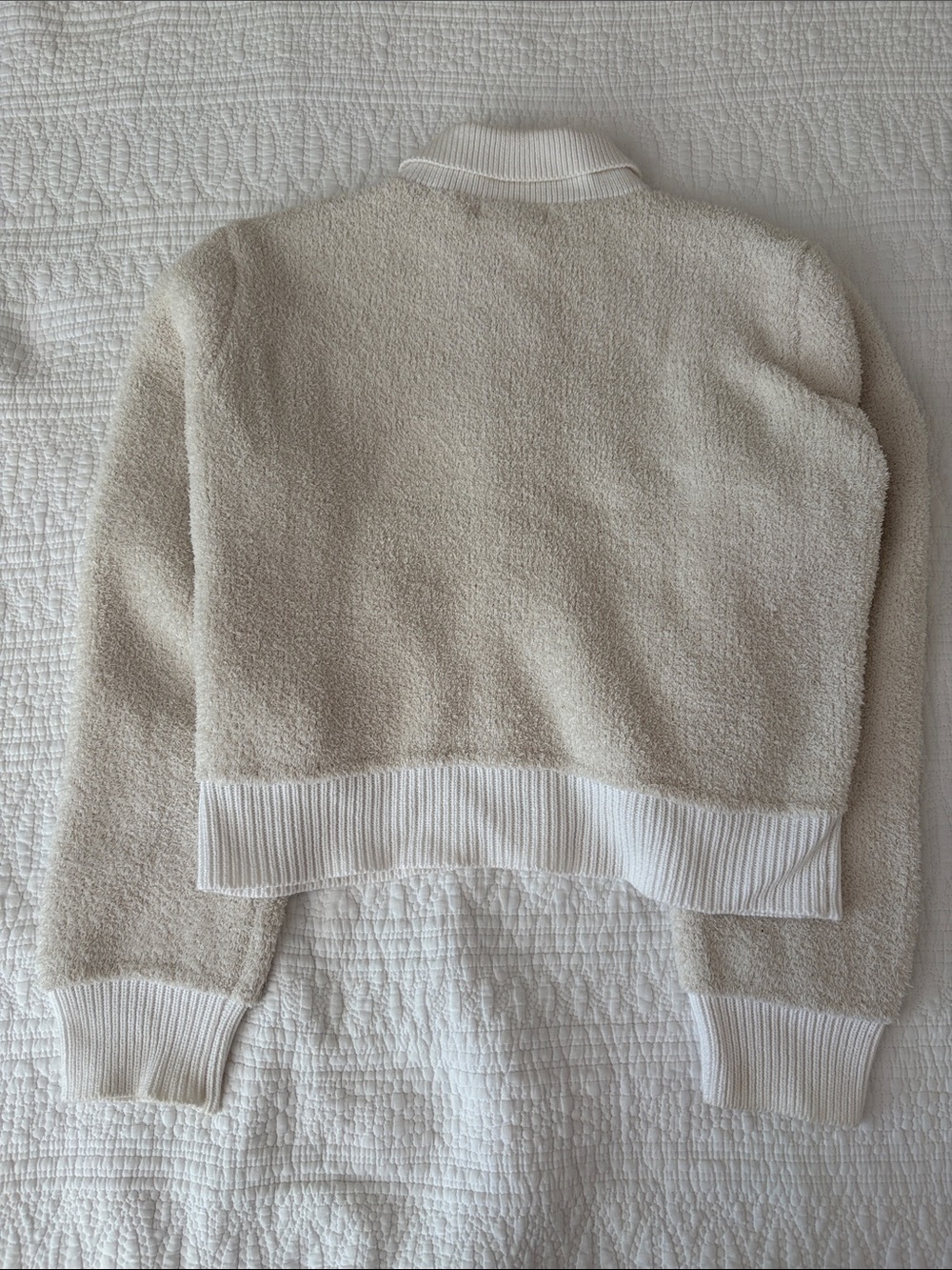 William Rast Off White Teddy Snap-Front Jacket - Picture 3 of 3